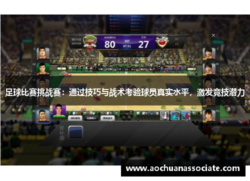足球比赛挑战赛：通过技巧与战术考验球员真实水平，激发竞技潜力